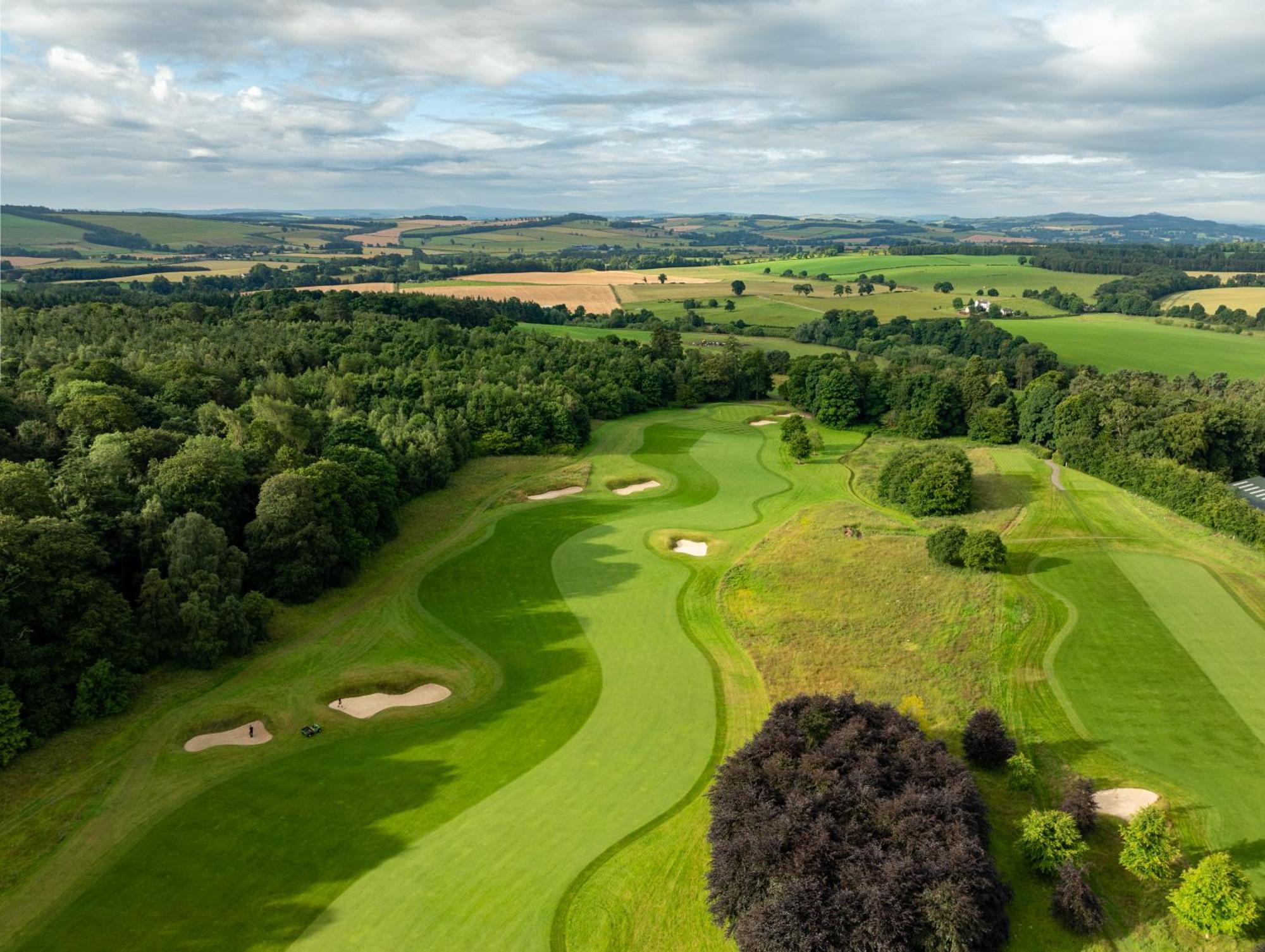 Schloss Roxburghe, Part Of Destination By Hyatt Dış mekan fotoğraf The 18th hole at the 2019 Women's Open