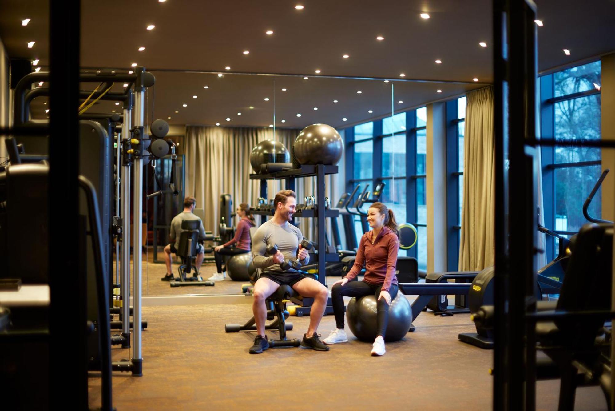 Schloss Roxburghe, Part Of Destination By Hyatt Dış mekan fotoğraf The gym at the hotel